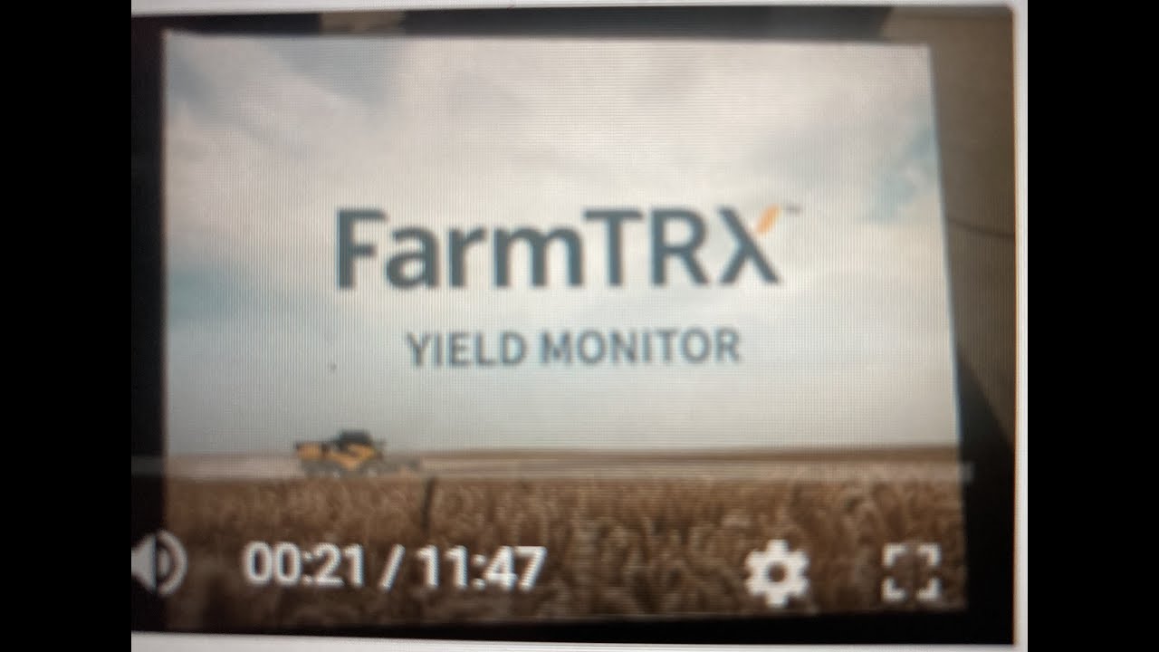 FarmTrX Yield Monitor installed in a Gleaner R70 R72 R75