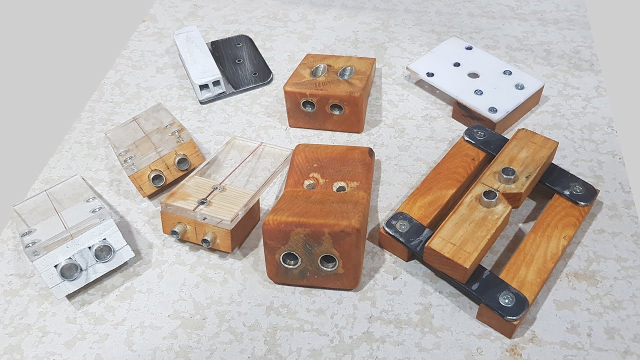 KAVELA (Dubel) ÇAKMA KILAVUZU - GİZLİ VİDA YERİ AÇMA | DIY Simplest doweling jig | Kendin Yap