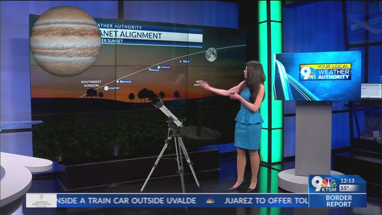 Rare 5 planet alignment to be visible today around sunset
