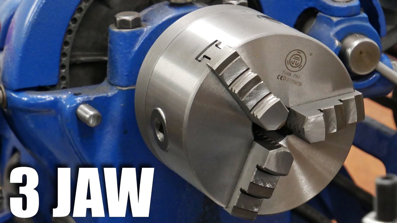 Installing a 3 Jaw Chuck - Antique 1937 Atlas Lathe