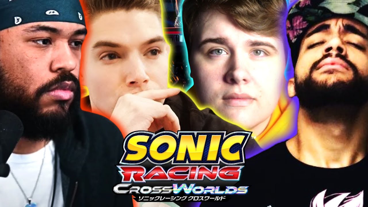 Lotus @SeeReax @DotoDoya @Nanogenix Тест: кто самый быстрый в Sonic Racing Crossworlds...