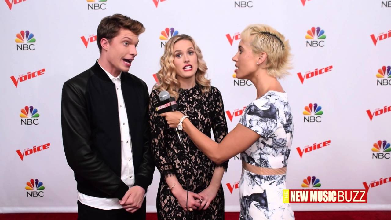 THE VOICE TOP 10 TEAM PHARRELL Daniel Passino and Hanna Huston
