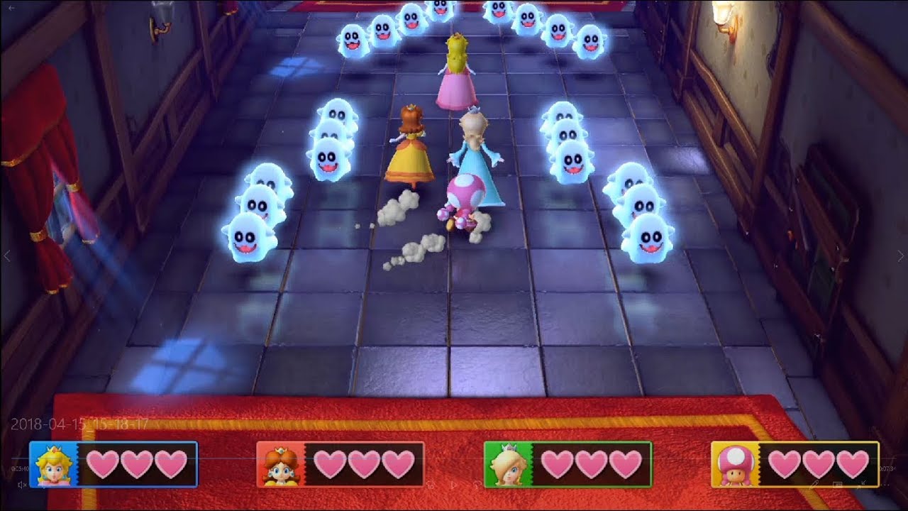 Mario Party 10 - Coin Challenge (Who is win?) Peach vs Daisy vs Rosalina, vs Toadette  #36