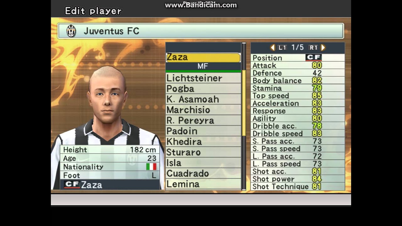 PES 6 2015-16 Option File; All summer transfers 2015 including new EPL teams