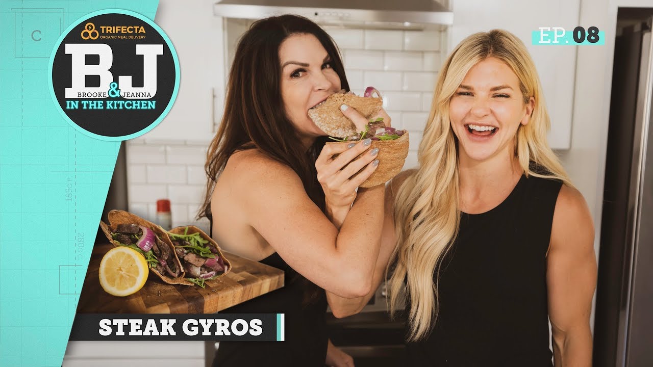 Brooke & Jeanna in the Kitchen - Steak Gyros