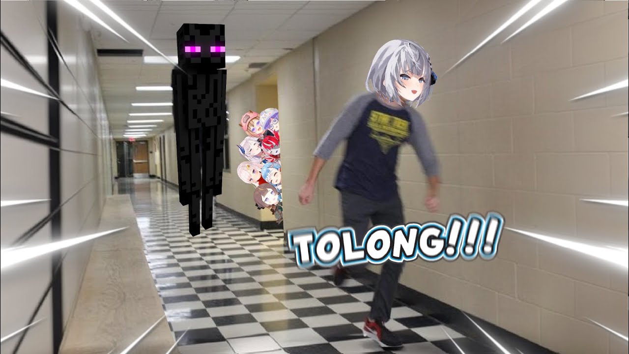 Zeta Dikejar Enderman Sosok Hitam Legam [All POV]