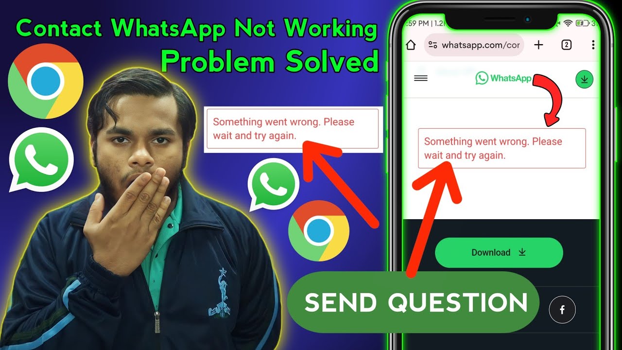 something went wrong. please wait and try again | something went wrong please try again later