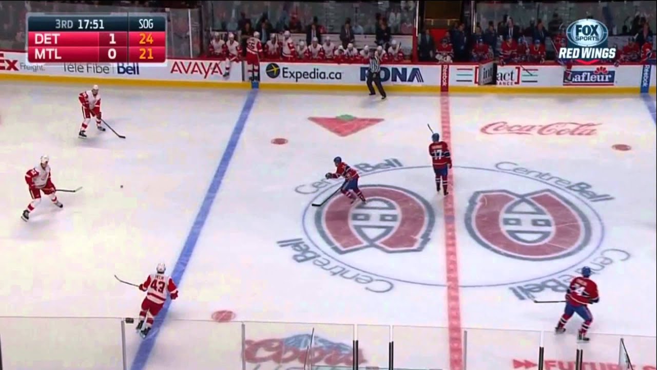 Niklas Kronwall's Clean Solid Hit on Dale Weise