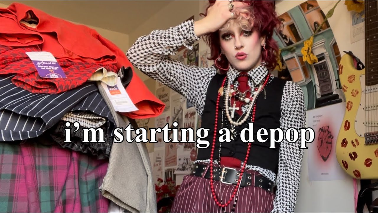 come with me to stock my depop shop | philosofay
