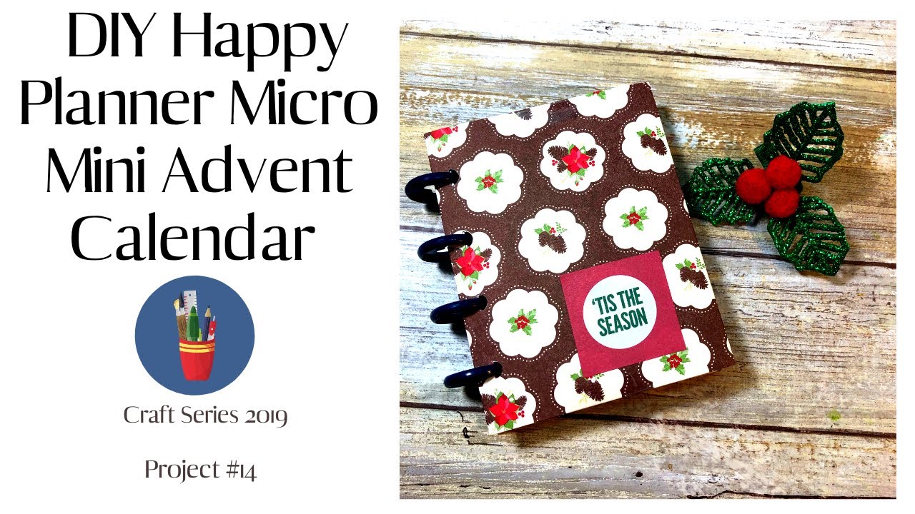 DIY Happy Planner Micro Mini Advent Calendar | Countdown Calendar