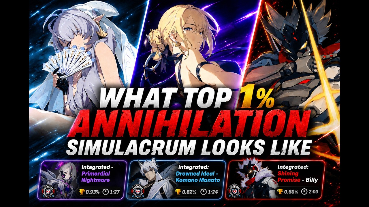 NEW ZZZ ENDGAME | TOP 1% CLEARS | Annihiliation Simulacrum | ZZZ 3.0