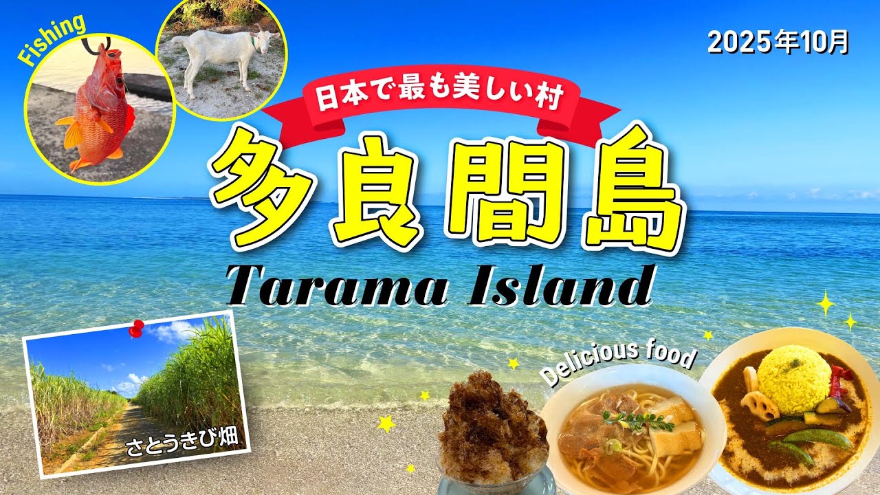 【多良間島】沖縄県唯一の「日本で最も美しい村」へ