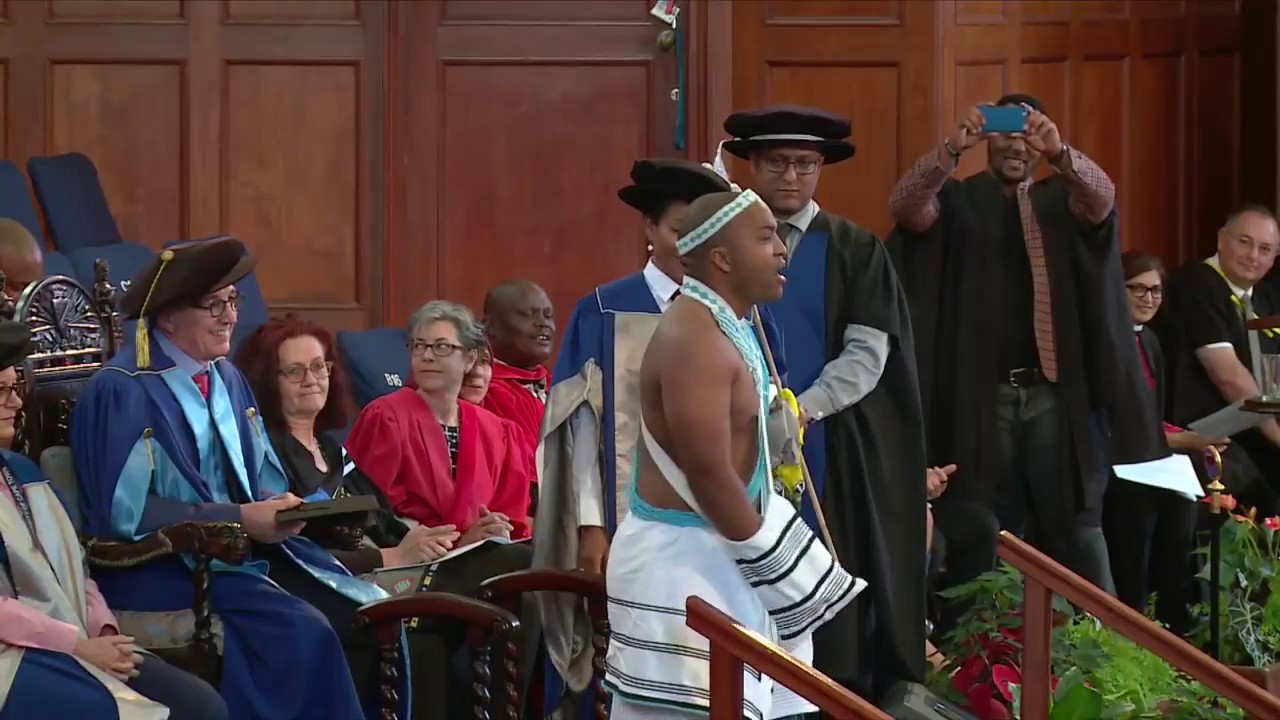 A viral video of a UCT Humanities Graduate Chumani Maxwele aka Zanzolo - Land Expropriation