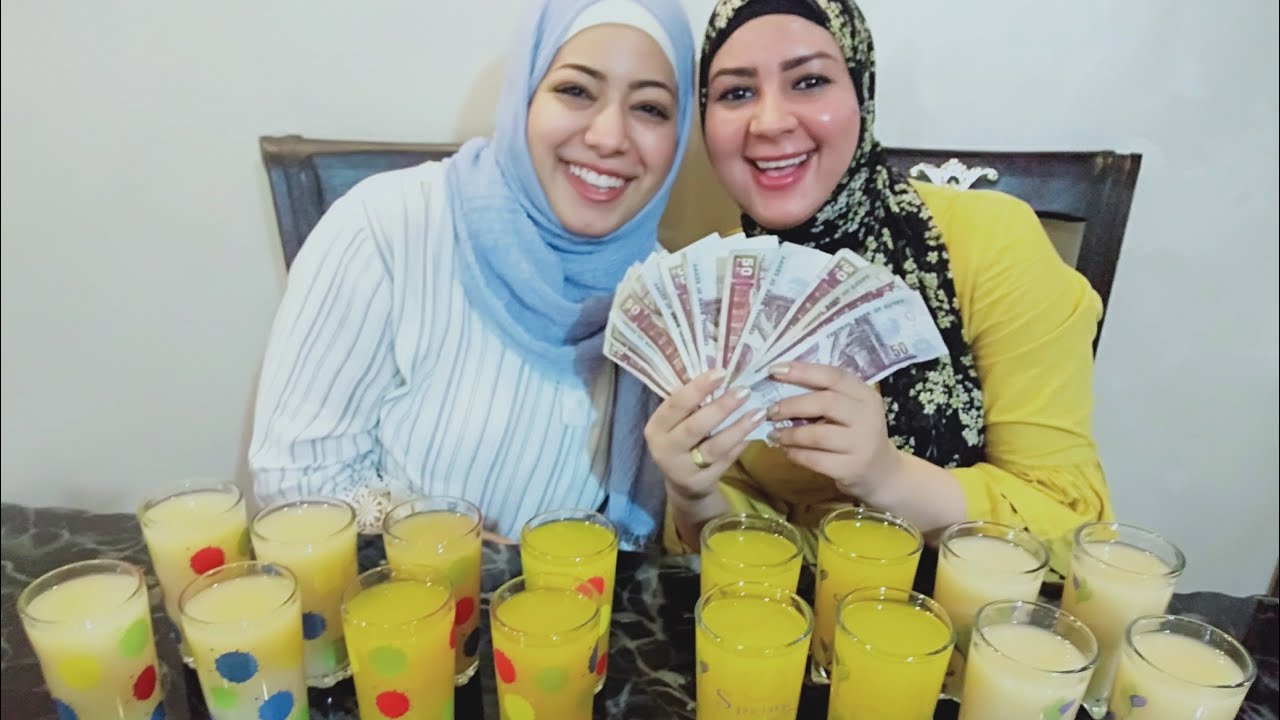 اقوي تحدى علي اليوتيوب🤣شرب16كوب عصير بدون توقف والكسبان( هياخد 2000جنيه)