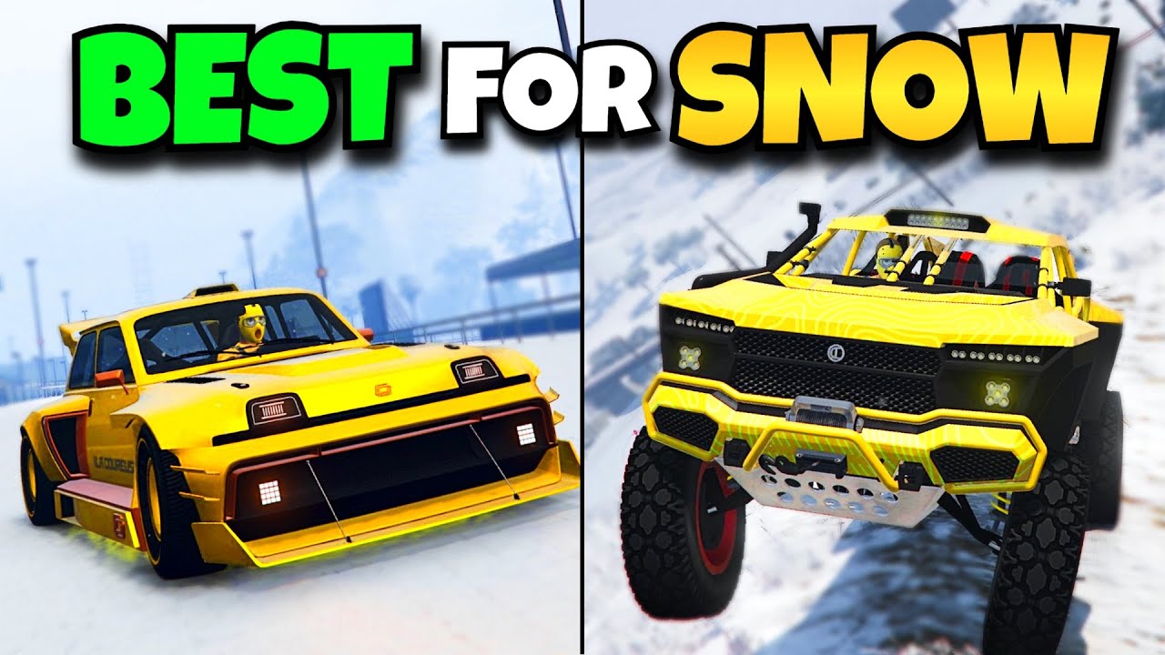 10 BEST VEHICLES for the SNOW! (GTA Online)