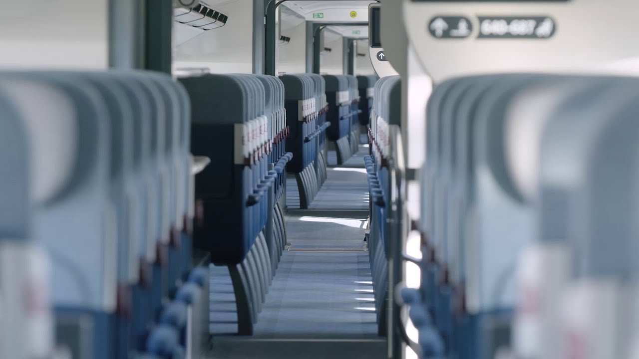 Interior design reveal of the future TGV INOUI based of the Alstom Avelia Horizon range