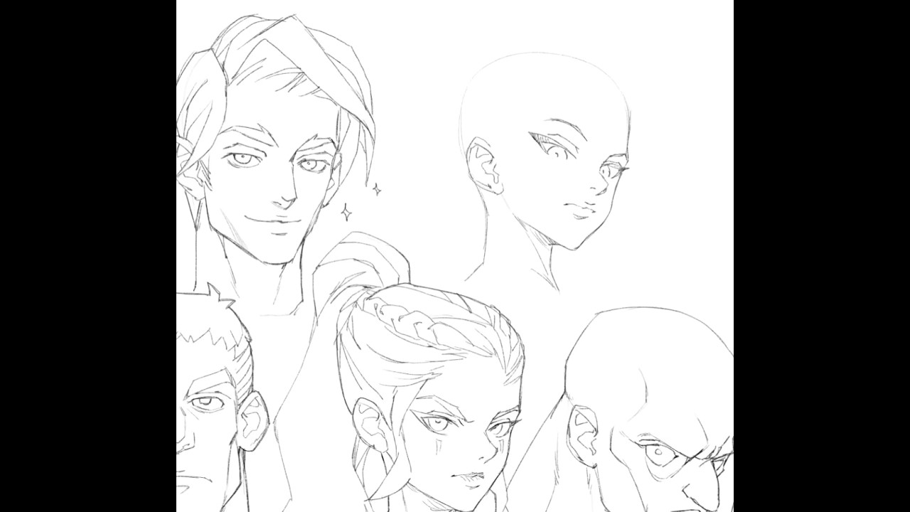 Научись рисовать лица за 7 ДНЕЙ — Пошаговый план + Упражнения для новичков (перевод Marc Brunet)