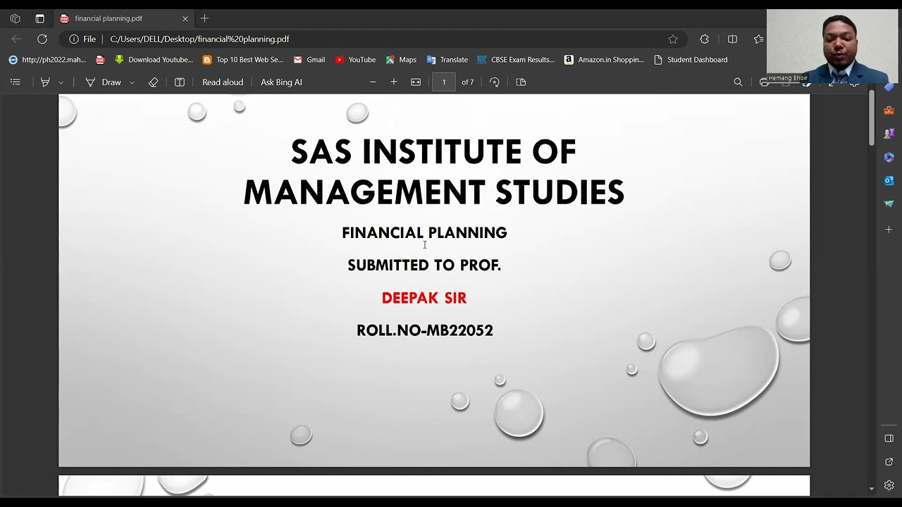 FINANCIAL PLANING
