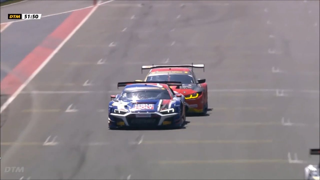 Audi R8 LMS vs BMW M4 GT3 Position battle DTM zandvoort  2023
