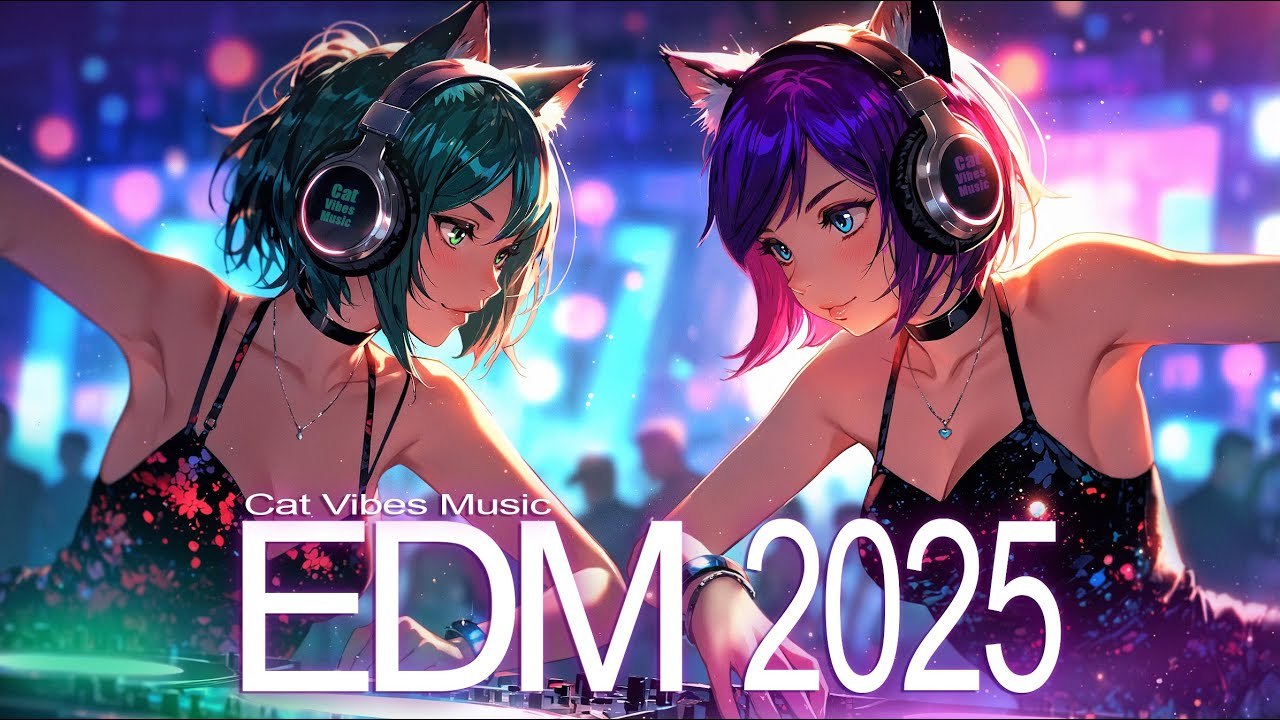 🎧 Neon Sound Sisters | Anime Duo Drop the Bass 🔊 | EDM Set 2025 🌌