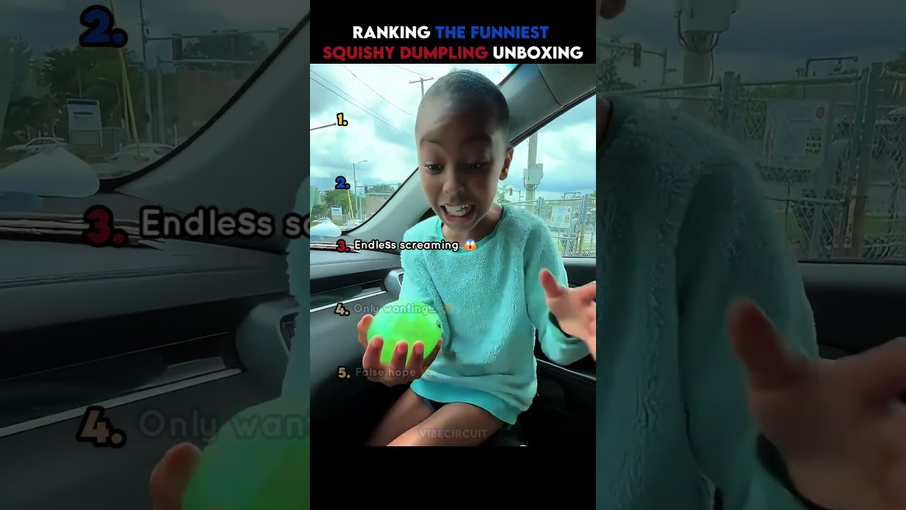 Ranking The Funniest Squishy Dumpling Unboxing