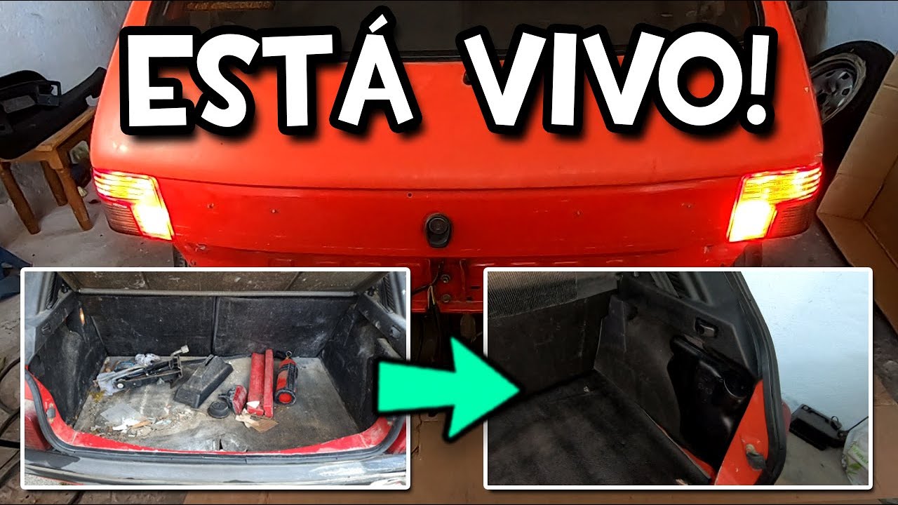 El MALETERO ya NO ES UN BASURERO y TENEMOS LUZ está vivo! | Peugeot 205 GTD