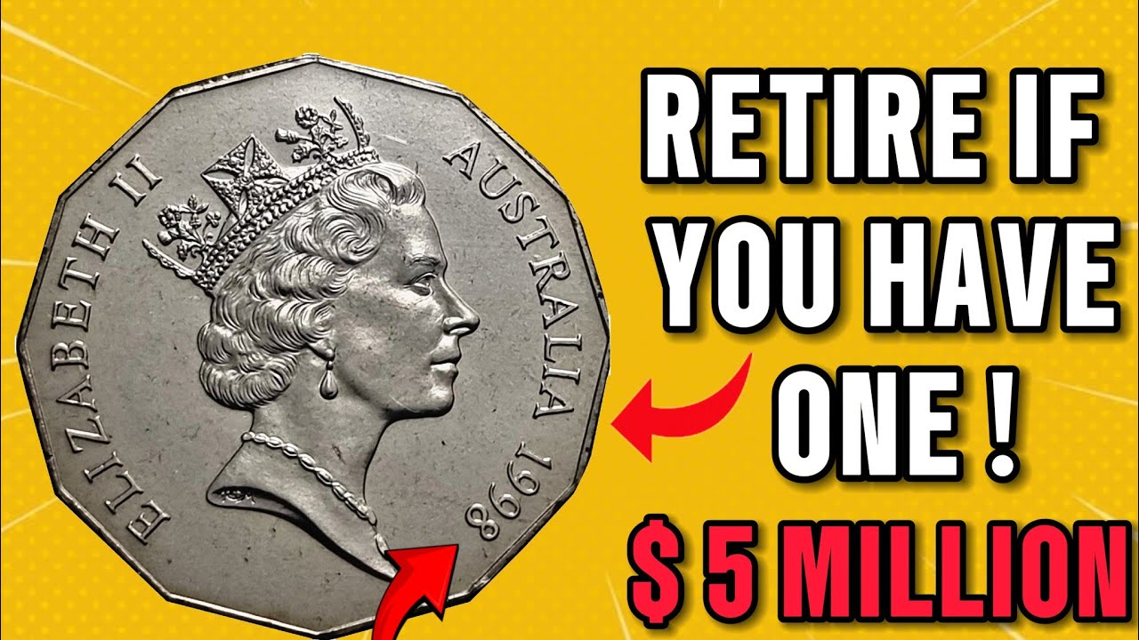 Most Expensive coin in 1998 Australian 50 Cent Commemorative Coin Worth Big Money