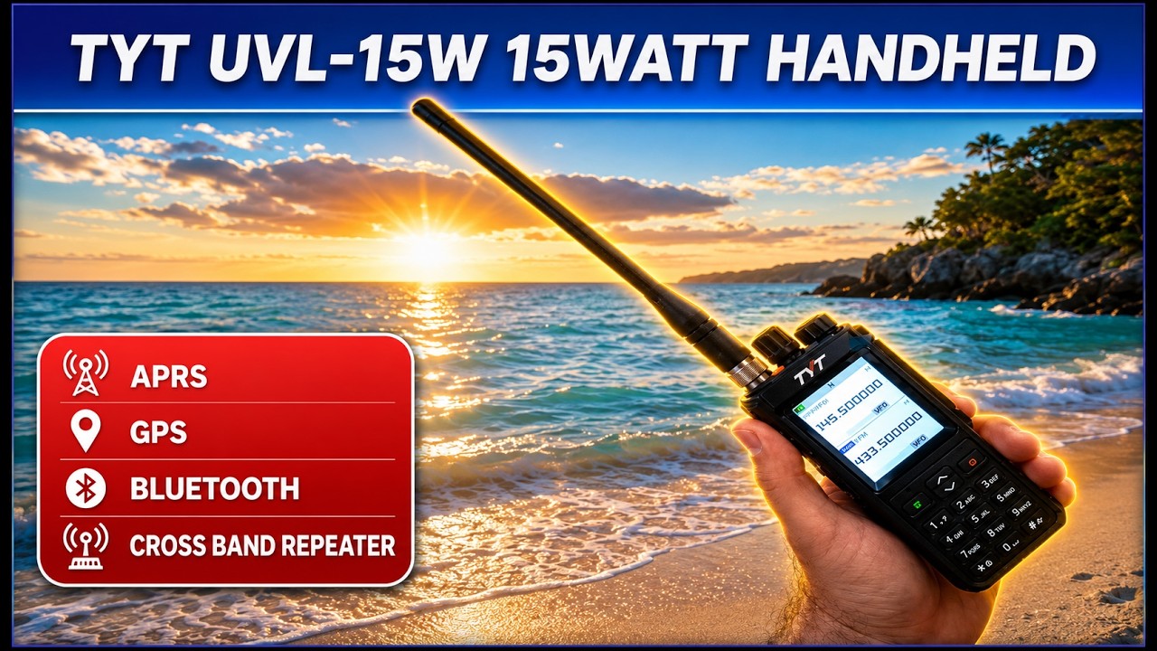 TYT UVL-15W - Unboxing, Quick Look, Power Check And Receiving On APRS.