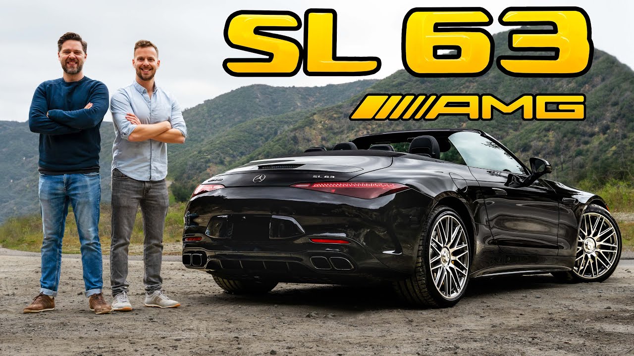Краткий обзор Mercedes AMG SL63 2024 года