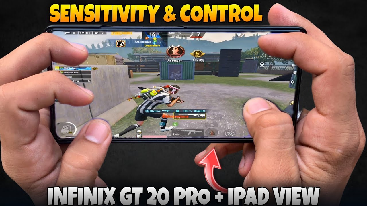 INFINIX GT 20 PRO SENSITIVITY & CONTROL🥶INFINIX GT 20 PRO PUBG TEST