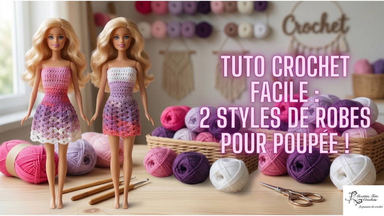 Tuto robe poupée au crochet