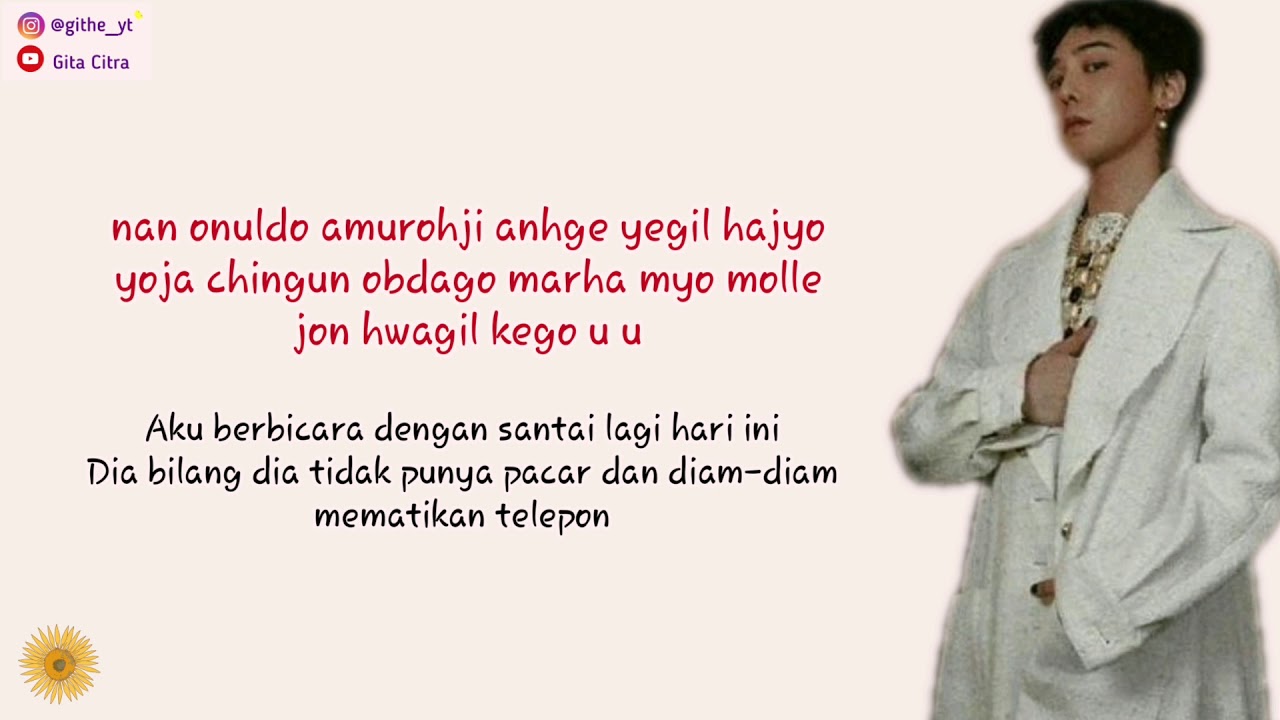 G-DRAGON (feat. KIM JONG WAN) - TODAY [Super Easy Romanized Lyrics | Sub Indo]