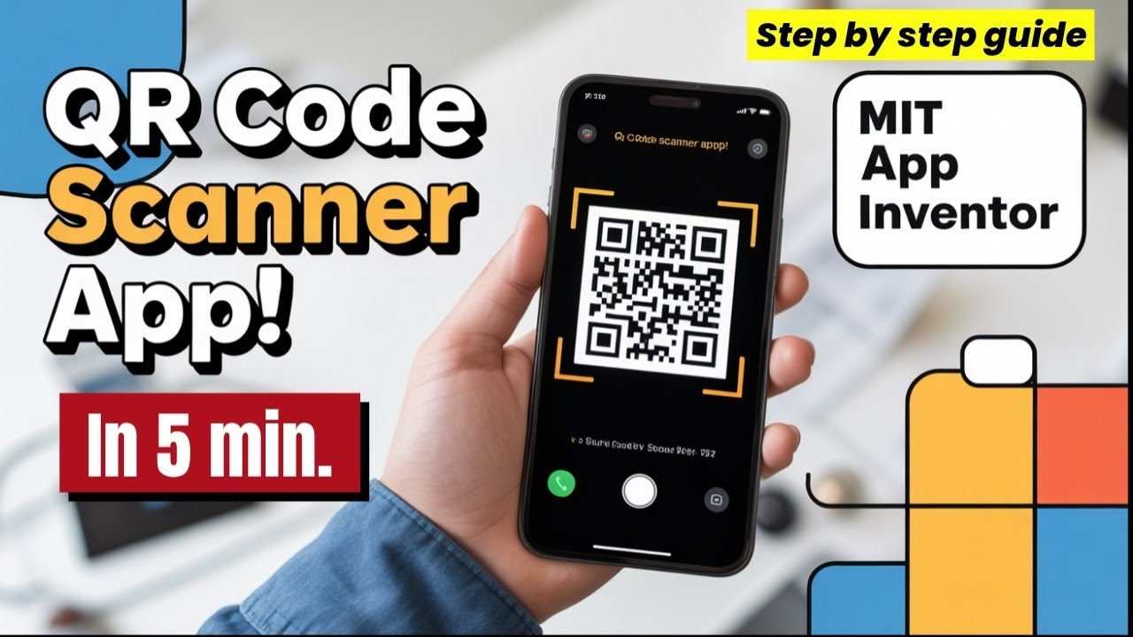 QR Code Scanner App Using MIT App Inventor | No Coding Required!