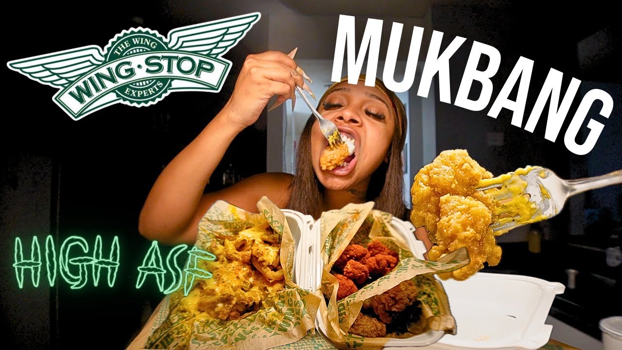 WINGSTOP MUKBANG: BONELESS WINGS + VOODOO FRIES (hilarious afff🤣🤣) | Ki Cassanova