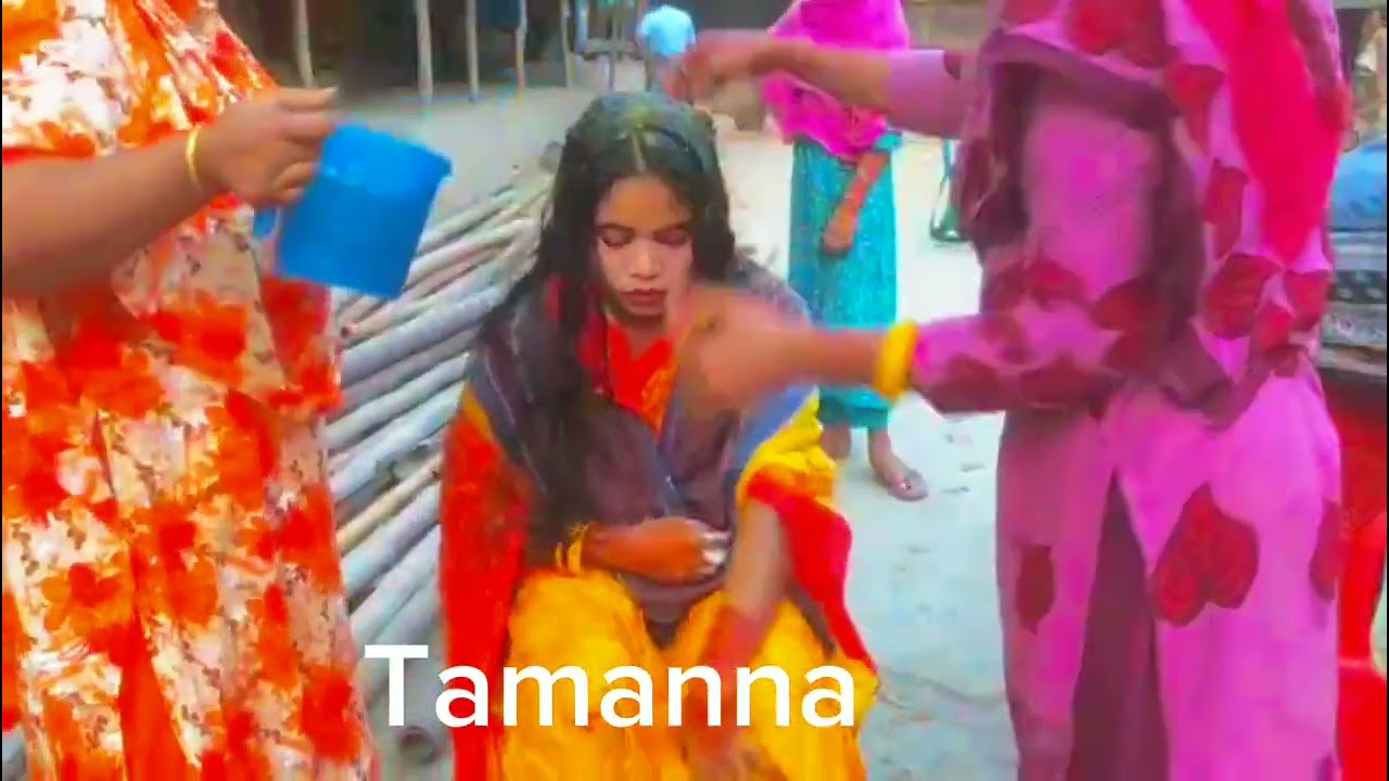 ♥️♥️গ্রামের বিয়েতে এই ভাবে কনেকে গোসল করায়।।।Tamanna Shahadath Vlogs