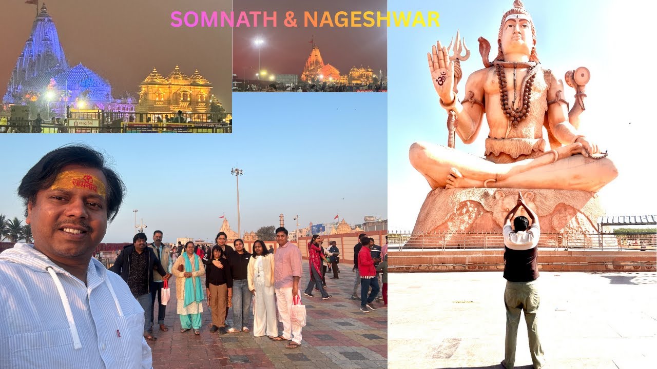 NAGESHWAR & SOMNATH Darshan #gujaratdarshan #travel #travelvlog  #india #shankarbhagwan #mahadev