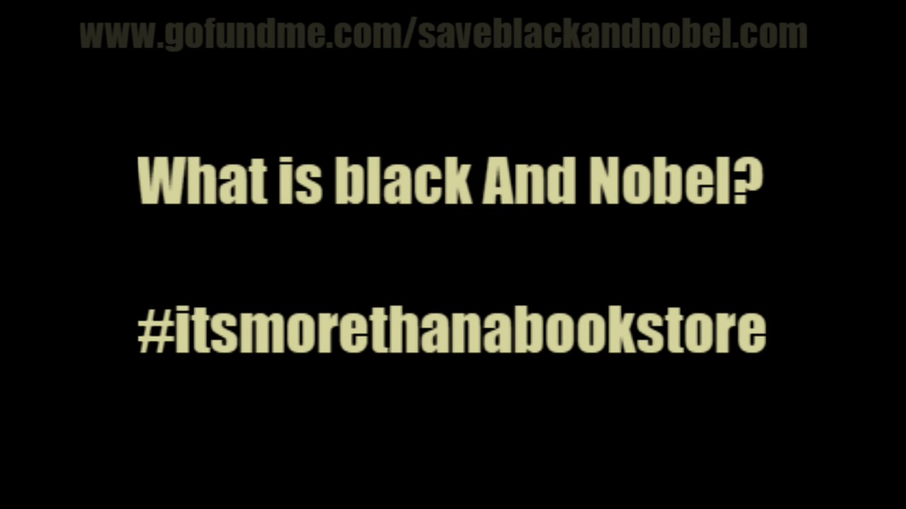 What is Black and Nobel to You?