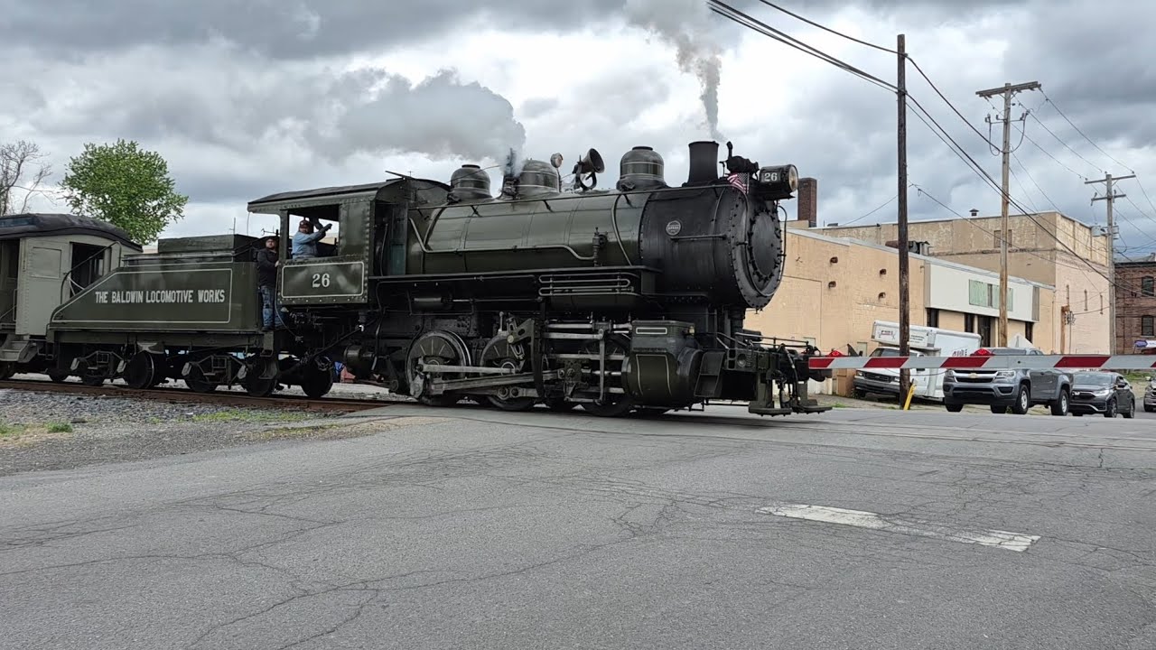 Big whistle for a tiny steam engine! Steamtown ST-2, 15 MAY 2026. Scranton, Pennsylvania 