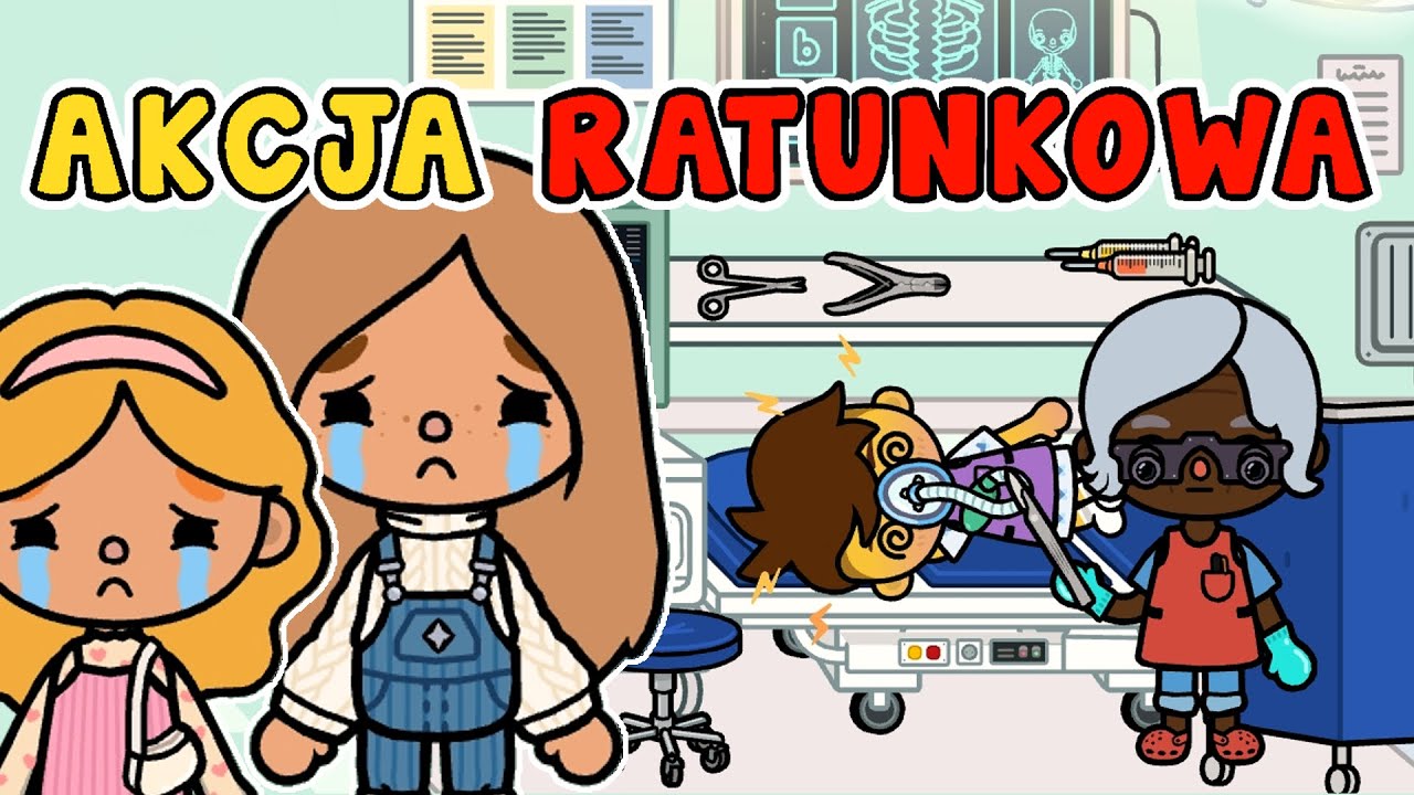 RATUJCIE MOJEGO BRATA 😭 TRAGEDIA W SZPITALU TOCA BOCA 😭 SMUTNA HISTORYJKA TOPIK I TOPCIA