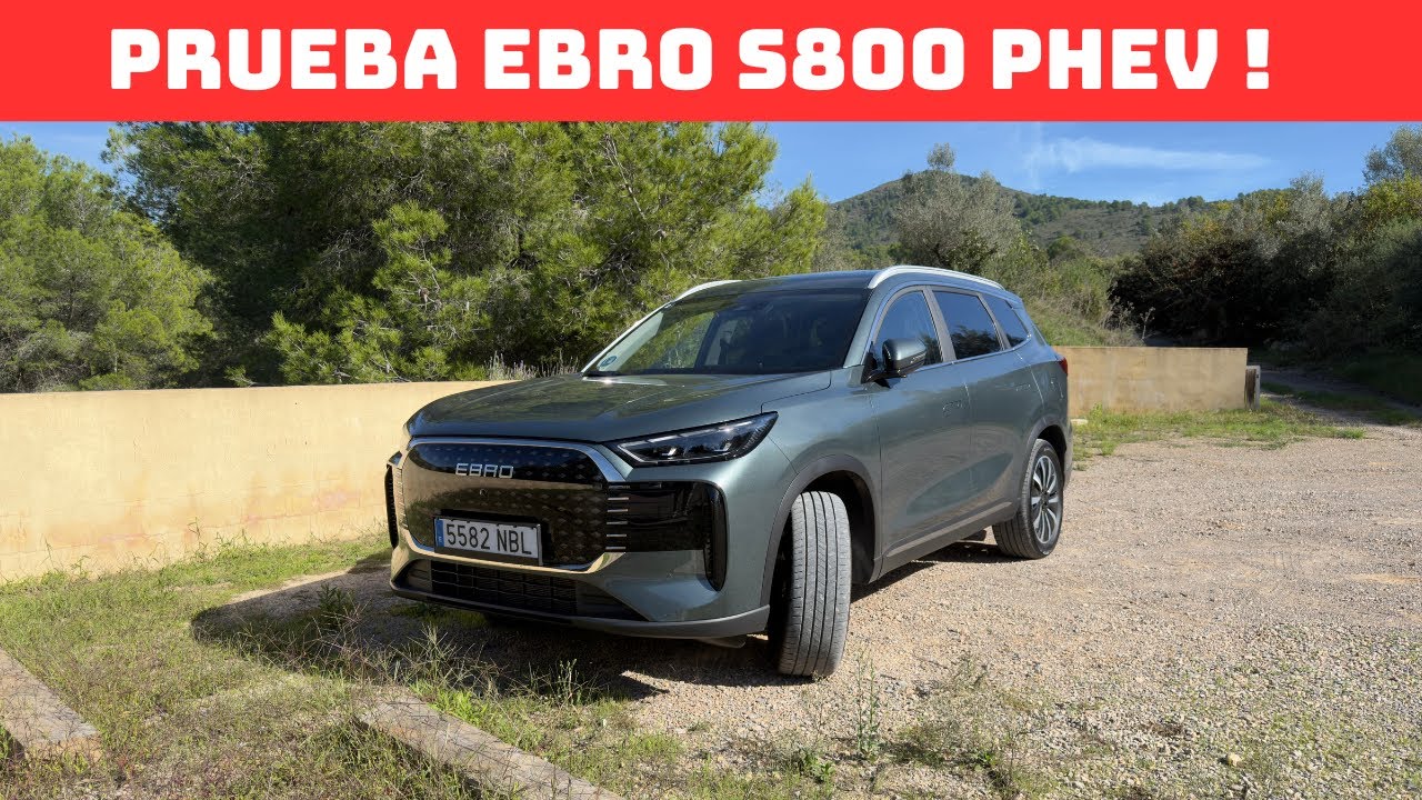 Prueba dinámica Ebro S800 PHEV en Valencia #publicidad