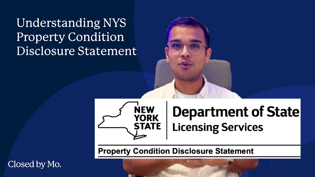 Understanding NYS Property Condition Disclosure Statement