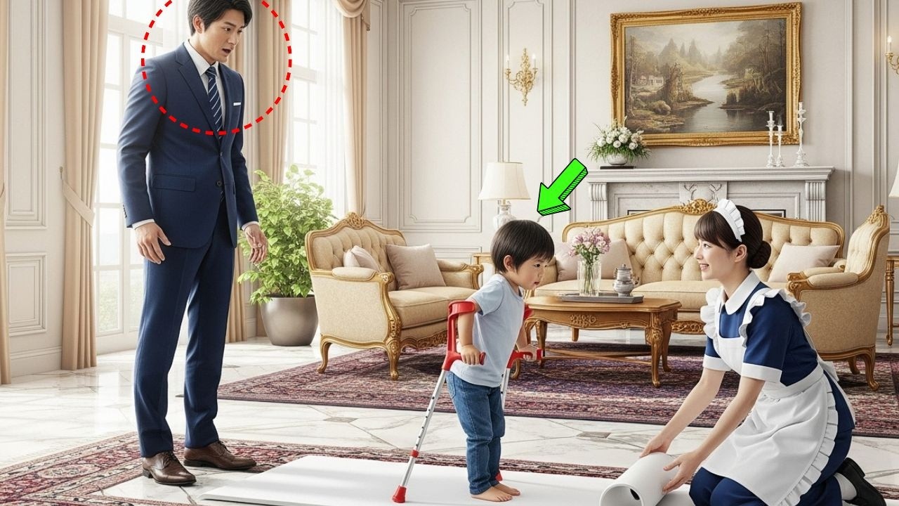 億万長者はいつもより早く家に帰ってきた。すると、家政婦が息子と一緒にいる姿を見て衝撃を受けた。