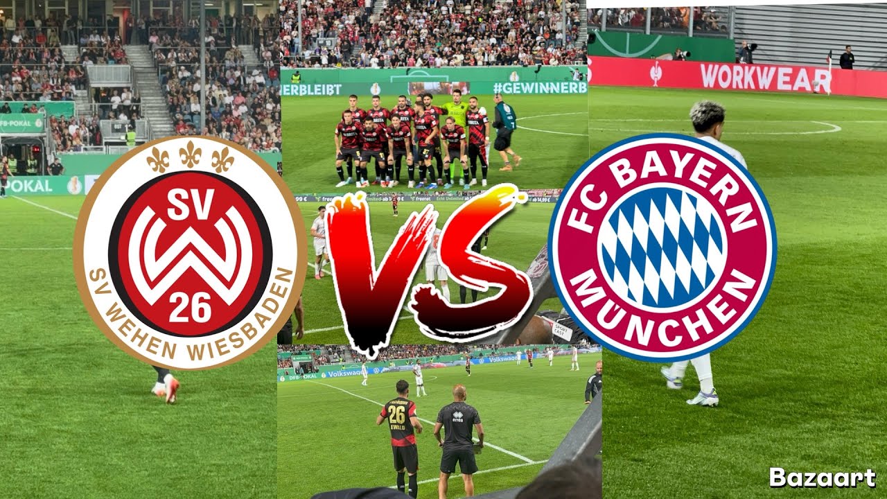 SV Wehen Wiesbaden gegen FC Bayern (StadionVlog)🔥🤞