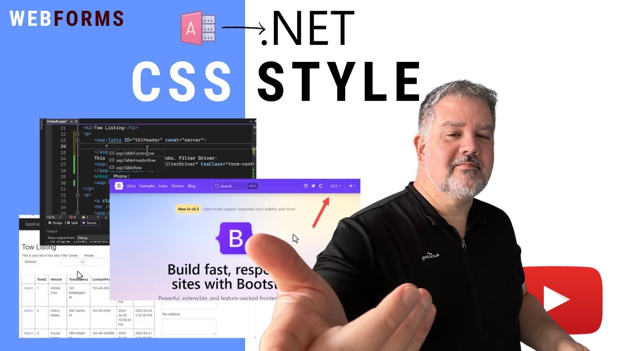 Как добавить стили Bootstrap к элементам управления вашего приложения WebForms