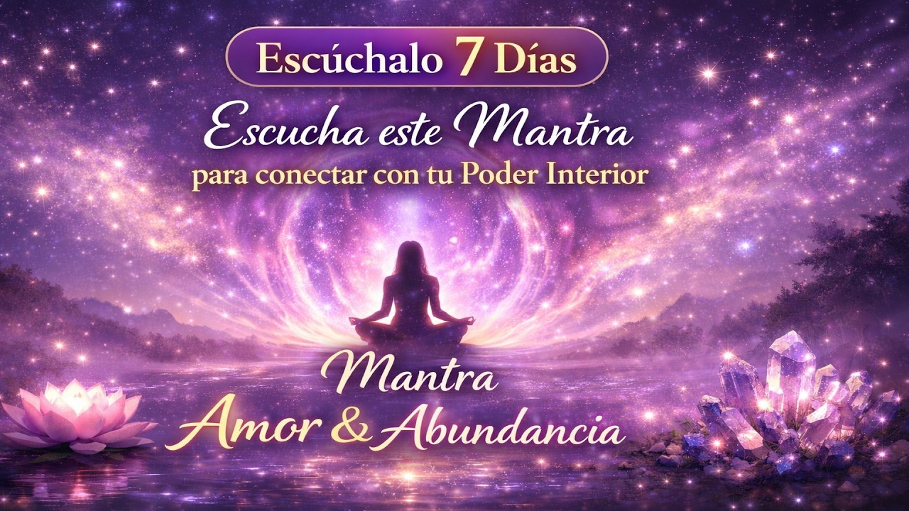 Escucha esto por 7 dias •Portal Interior — Mantra de Amor y Abundancia
