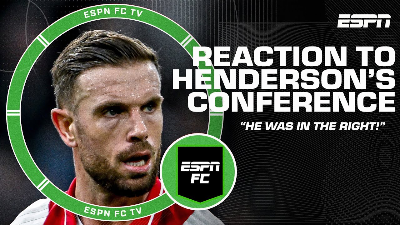 'Jordan Henderson was in the RIGHT!&rsquo; 😤 Mario Melchiot reacts to ARGUMENT with a journalist | ESPN FC