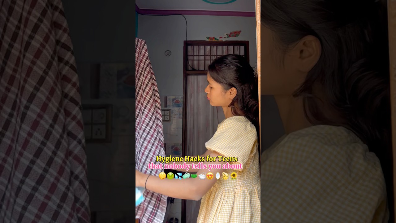 HYGIENE HACKS FOR TEENS that nobody tells you about🛁😍#shorts #ytshorts #school #hygiene