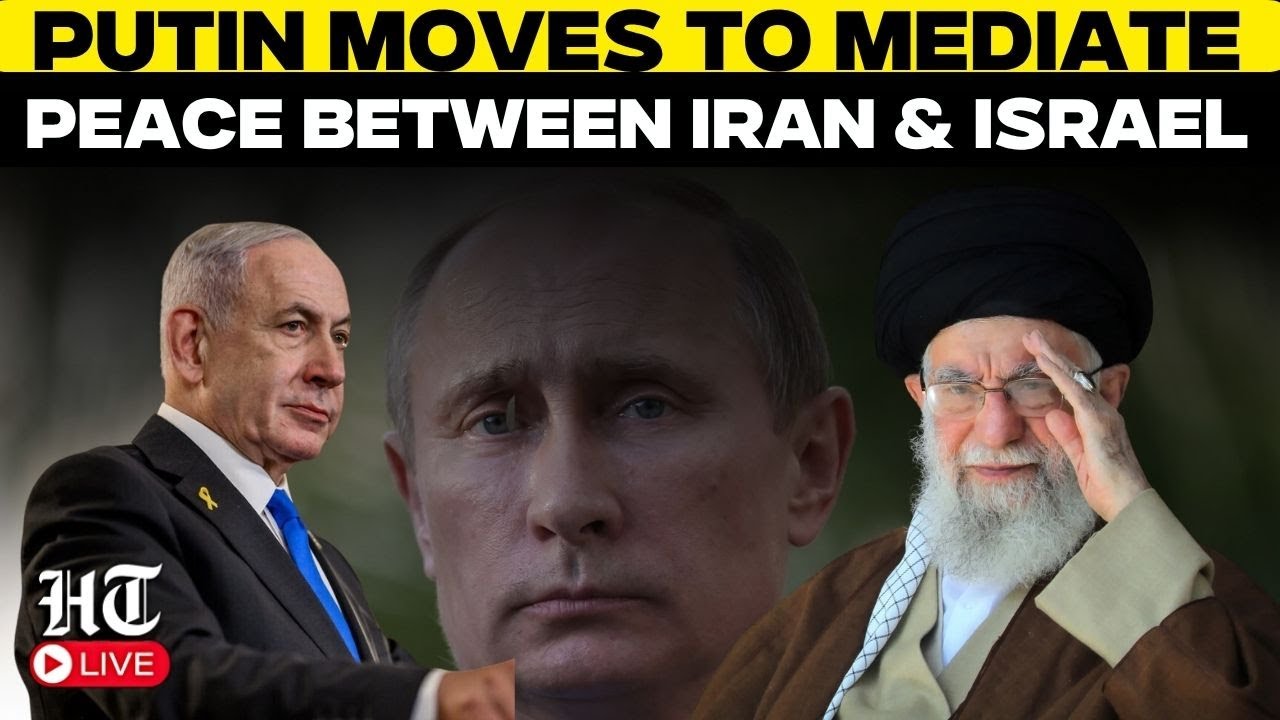 Live: Putin Offers Russia&rsquo;s Mediation As Iran & Israel Show Signs Of Restraint | Trump | Netanyahu