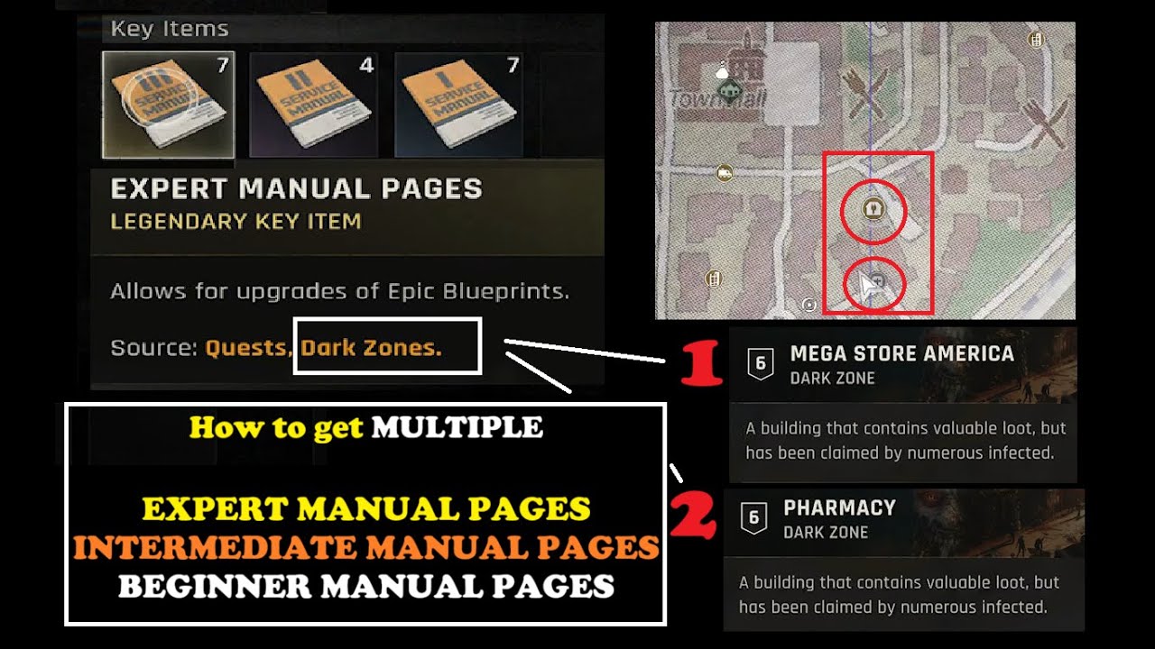 Where to FARM Expert Manual Pages Intermediates Beginner Manual - Dying Light the Beast Dark Zones