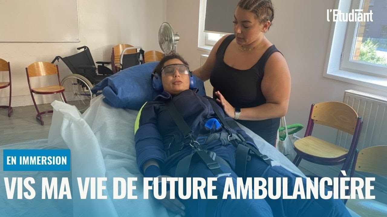 En immersion avec Nawel, étudiante-ambulancière